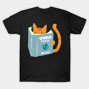 World Peace For Cats T-Shirt